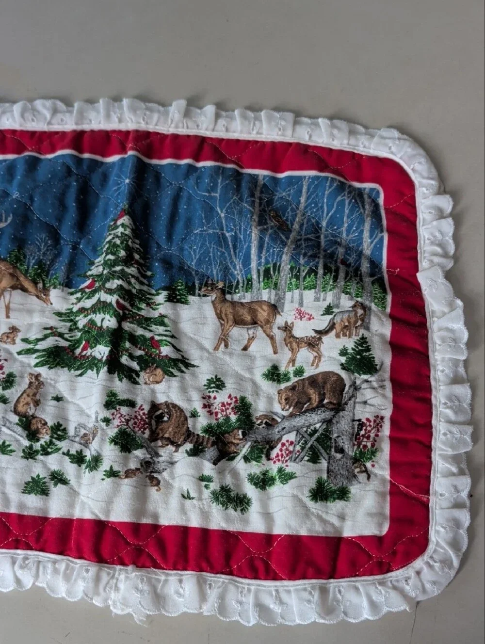VTG Lot Of 2 Holiday Christmas Winter Decor